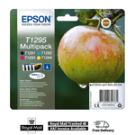Genuine Epson T1295 Apple Multipack 4-Colour Ink Cartridges (C13T12954012)