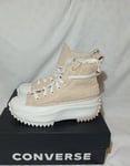 Converse Run Star Hike Hi High Top Platform Trainers Teddy Fur Women’s Size 3.5