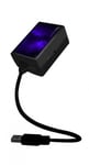 Teknikproffset USB Lampe til Atmosfære i Bilen, Lilla