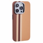 EIDERWOOD Mönstrad Carbon Skal - iPhone 13 Pro - MagSafe Kompatibel - Light Stripes