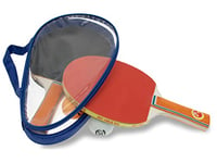 Teorema Giocattoli Raquette Ping Pong Professionnelle avec Boules incluses Set, Bois, Multicolore, Taille Unique