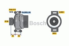 Generator Bosch - Mercedes - W221, C216