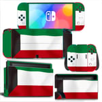 Kit De Autocollants Skin Decal Pour Switch Oled Game Console National Flag Series Theme Series, T1tn-Nsoled-0946