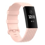 Vanntett Fitbit Charge 4 etc. bånd - Rosa