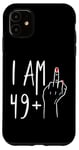 iPhone 11 I Am 49 Plus 1 Middle Finger For A 50th Birthday For Women Case