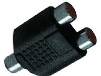 LechPol AV-adapter RCA (Cinch) - RCA (Cinch) x2 svart (ZLA0306)