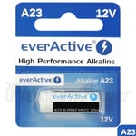 1 x everActive A23 Alkaline battery 12V MN21 8LR932 Remote control GREAT VALUE