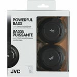 JVC HAS180 The Amazing On-Ear Headphones, BLACK Powerful Bass