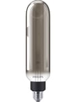 Philips LED-glödlampa Giant T65 Flame 6,5W/818 (20W) Smoky Dimmable E27