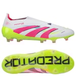 adidas Predator Elite Laceless Fg Celestial Victory - Vit/lucid Pink/lucid Lemon - Gräs (Fg), storlek 36