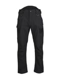 Mil-Tec Softshell Pants Assault (Svart, XL) XL Svart