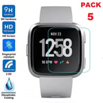 for Fitbit Versa 5x Screen Protector Film Cover for Smart Watch Tempered Glass