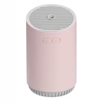 CJJ-DZ Mini Air Purifier For Home Bedroom Humidifier Rechargeable Diffuser USB Aroma Essential Oil Diffuser 320ML Air Ultrasonic Humidification,humidifiers for bedroom (Color : Pink)