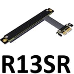 3cm R13SR Convertisseur de câble d'extension PCI-E x16 x1, pcie 1x à 16x, pour ordinateur de jeu gtx 1080 ti Nipseyteko