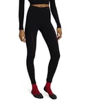 FALKE Warm, Sous-Vêtement Technique Legging De Sport Femme, Chaud, Noir (Black-Fuego 3018), S (1 Paire)