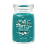 Yankee Candle Signature Scented Candle | Winter Night Stars Large Jar Candle with Double Wicks | Soy Wax Blend Long Burning Candle