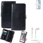CASE FOR Nokia G60 5G FAUX LEATHER + EARPHONES PROTECTION WALLET BOOK FLIP MAGNE