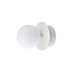 Art Deco Væg-/Taklampe IP44 White - Globen Lighting
