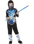 Blå Ninja Barndräkt med Svärd