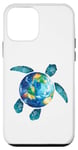 Coque pour iPhone 12 mini Save The Planet Turtle Recycle Ocean Environment Earth Day