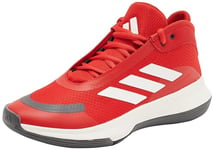 adidas Unisex Bounce Legends Trainers Sneaker, Better Scarlet/Cloud White/Charcoal, 14 UK
