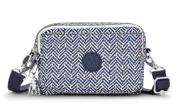 Kipling ABANU MULTI 2-in-1 Crossbody and Bum Bag  - Urban Chevron RRP £72.90