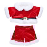 BUILD-A-BEAR HOLIDAY kläder jultomte-set
