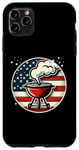 Coque pour iPhone 11 Pro Max Barbecue vintage patriotique avec drapeau américain