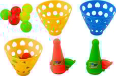 Leantoys Arkadspel Ball Catcher Basket Launcher