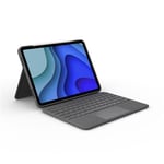 Etui clavier Logitech Folio Touch pour iPad Pro 11 pouces 1re, 2e, 3e et 4e générations rétroéclairé Noir