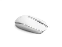 Accuratus M100 MAC Mouse - USB-A Wired Full Size Slim Apple Mac Mouse with Silver and Matt White Tactile Case