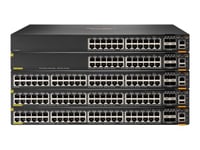 Hpe Aruba 6200M 24G 4Sfp+ Switch - Switch - Max. Staplingsavstånd 10 Kms - L3 - Administrerad - 24 X 10/100/1000 + 4 X 1 Gigabit/10 Gigabit Sfp+ (Upplänk/Stackning) - Framsidan Och Sida Till Baksidan - Rackmonterbar - Bto