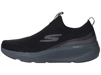 Skechers Men's GOrun Elevate-Slip On Performance Athletic Running & Walking Shoe Running, Black, 11.5
