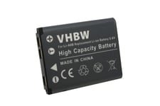 vhbw Batterie LI-ION compatible avec CASIO remplace batterie NP-80 Exilim EX-H5 Z1 Z2 Z16 Z270 Z280 Z330 Z350 Z550 Z800 G1 Z 1 2 16 270 280 330 350