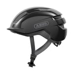 ABUS Casque de vélo PURL-Y - adapté aux trajets en VAE et Speed Bikes - casque de protection stylé NTA adapté aux trajets en adultes et adolescents - noir, taille S