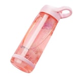 XWHKX Sports Travel Drinking Bottle Kettle Portable Cute Juice Drink Cup With Lid Straw