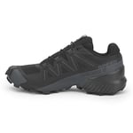 Salomon Speedcross 5 Chaussures de Trail Running pour Homme, Accroche, Stabilité, Fit, Black, 49 1/3