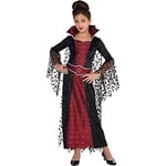 Amscan- Halloween Déguisement-Fille-Coffin Queen, 848090-55, Red, Black, 10-12 Ans