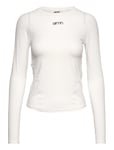 Soft Basic Long Sleeve Sport T-shirts & Tops Long-sleeved White Aim´n
