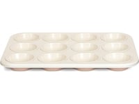 Patisse Muffinsform 35 X 27 Cm Stål Koppar/Vit