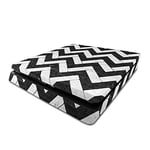 Playstation 4 Slim PS4 Slim Skin Black And White Marble Zig Zag Tiles Console Skin/Cover/Wrap for Playstation 4 Slim