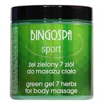 Massagegel med Örter  Sportgel för massage efter träning