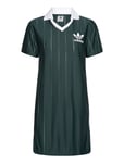 Adidas Originals Adicolor 3 Stripe Pinstripe Dress Grön