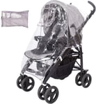 Safe Haven Universal Rain Cover For Buggy, Stroller Pram And Pushchairs With Ba