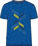 Icebreaker Cool-Lite™ Tee Levels T-Shirt Lazurite HTHR M