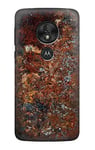 Rust Steel Texture Graphic Printed Case Cover For Motorola Moto G7 Play