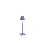 Perenz - Lampe de table led Poldina Pro Micro Lilas, rechargeable et dimmable