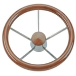 Savoretti ratt, stål med träring (Storlek: Diameter 350mm)