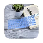 For Asus Vivobook S14 S430Un S430Fn S430F S430U S430Fa S430 14 Inch Silicone Laptop Keyboard Protector Cover Skin-Blue-