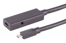 Aktivt USB-C 3.1 Gen2 forlængerkabel - 10Gbps - 4 m